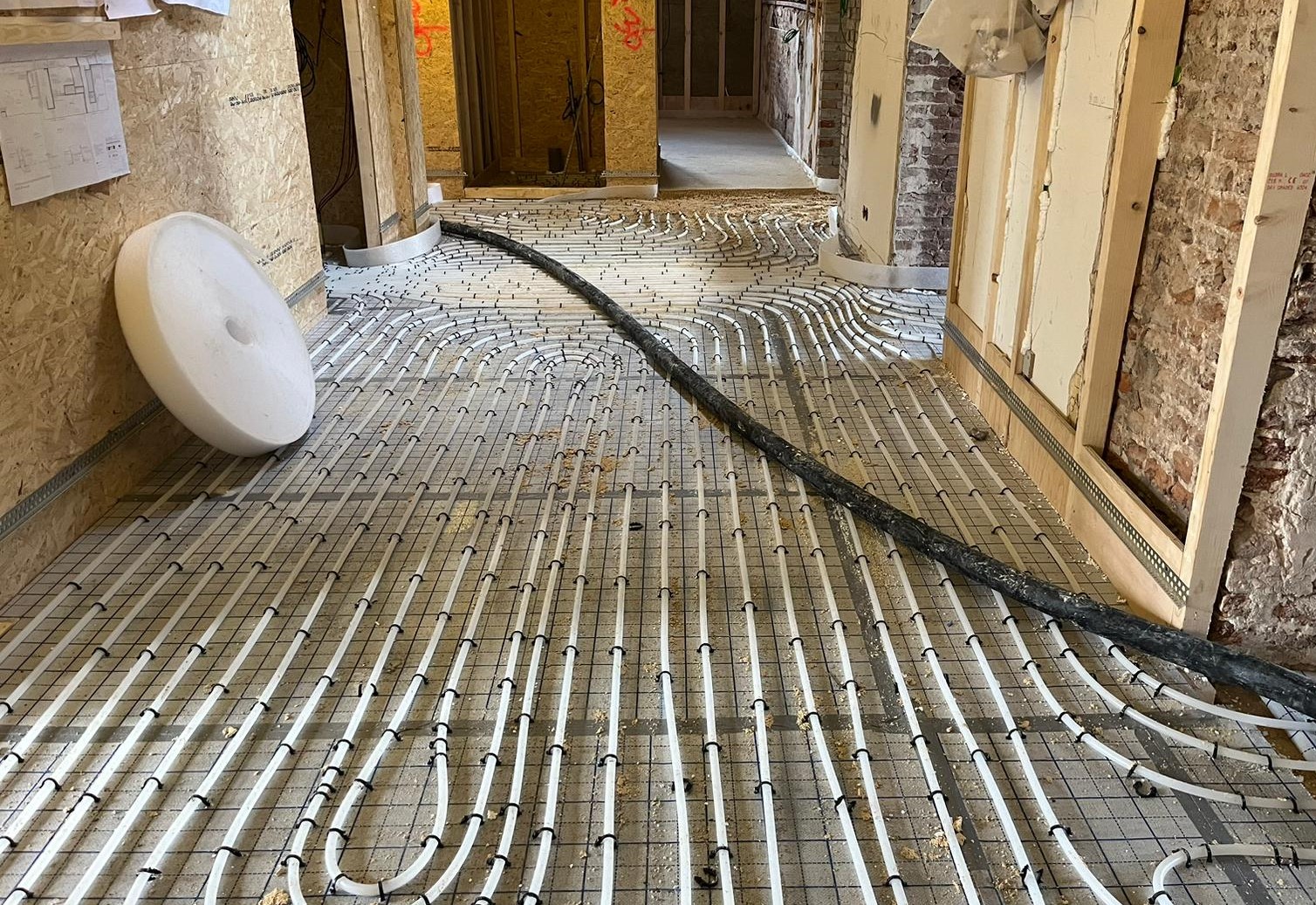 tackerplaat vloerverwarming