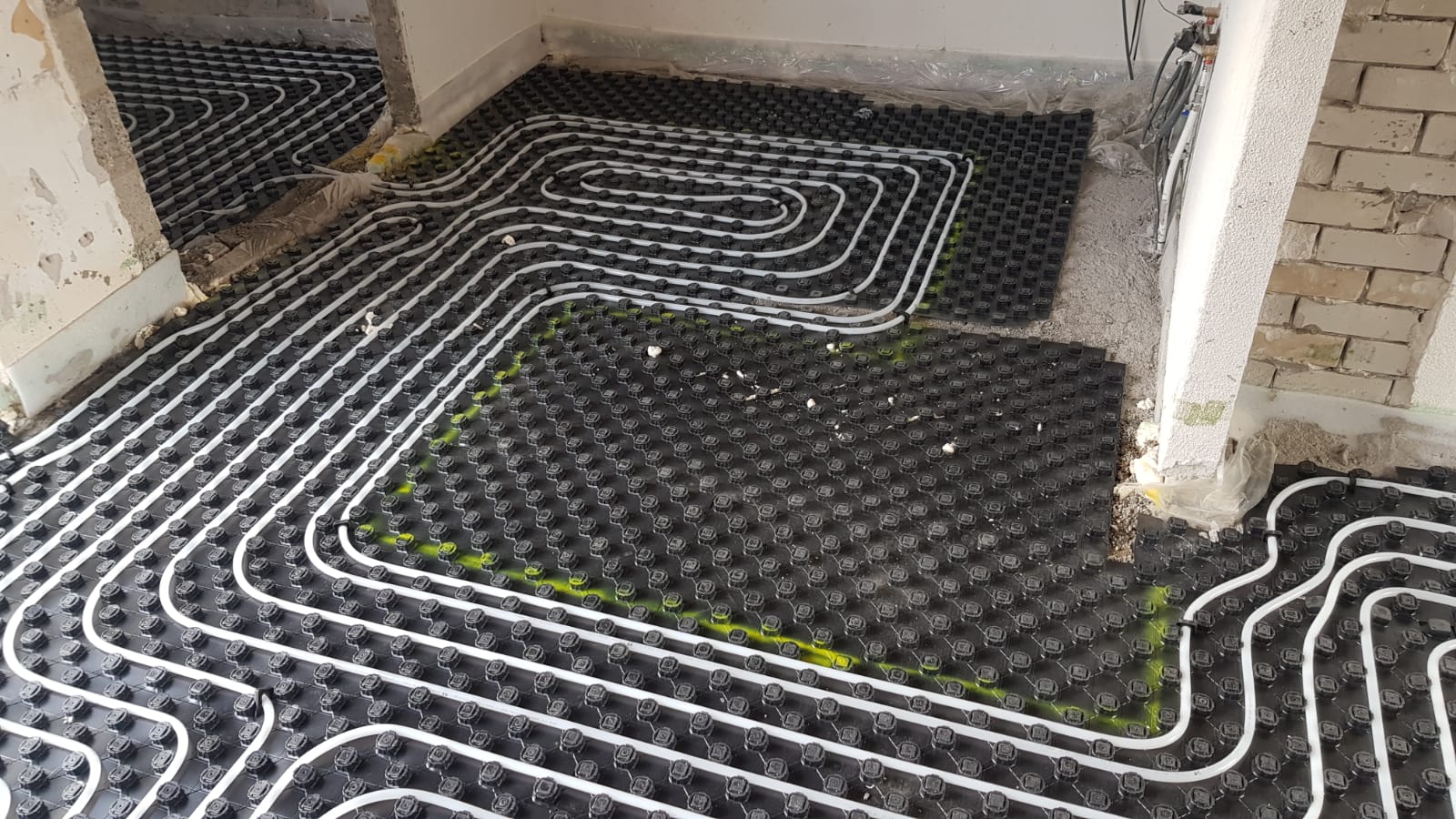 vloerverwarming installeren op beton