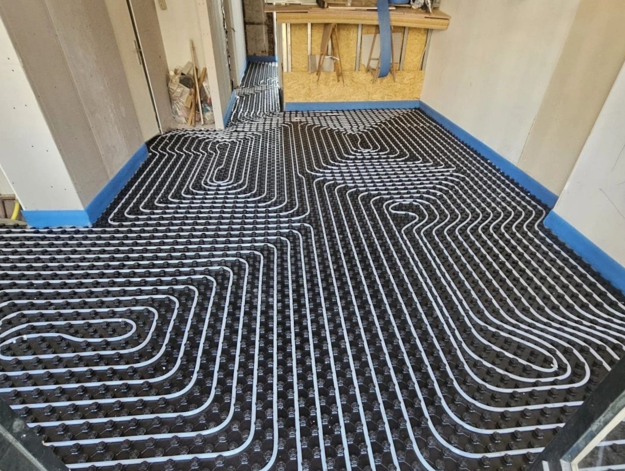 zelf vloerverwarming aanleggen